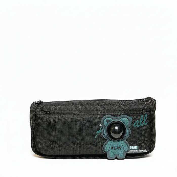 Premium Student Pencil Pouch Model 39/08 5887 – High-Capacity Organizer in "Play Bear," Soccer, and Character Themes