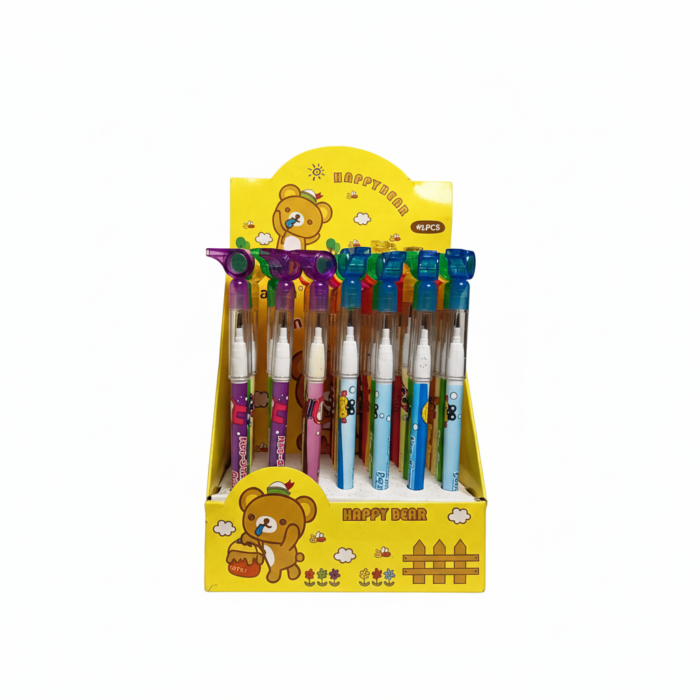 Lantu Non-Sharpening Pencils with Built-in Whistle Cap – Model E21/1 Fun Stationery for Kids, School Prizes, and Party Favors