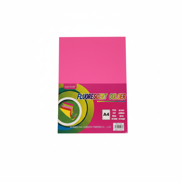 CHIISEN Specta Colour A4 Paper – 100 Sheets of Premium 80g/m² Solid Single Colour Craft Paper for Office, School, and Creative Arts