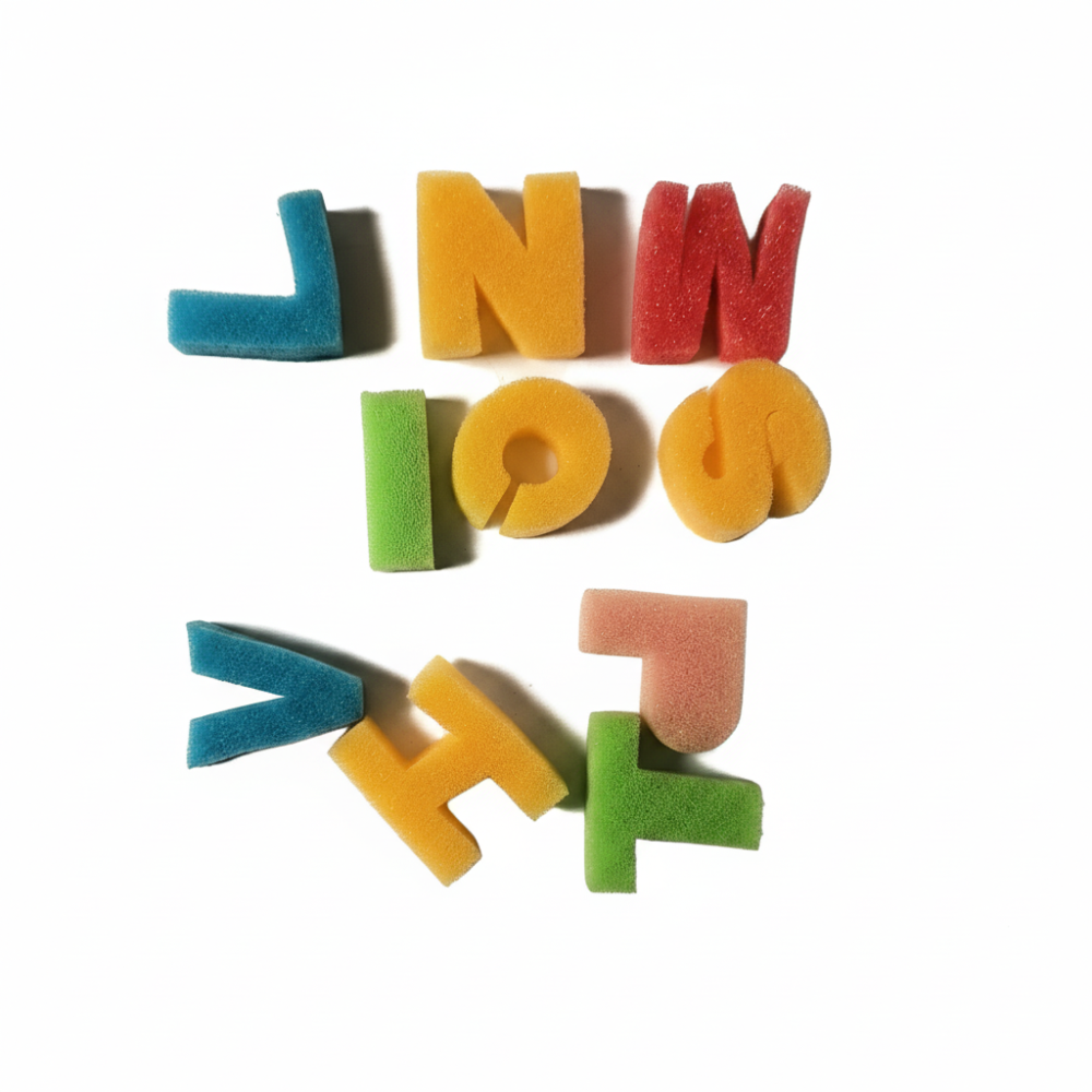 Kids' Educational Sponge Alphabet Set – Soft Foam ABC Letters for ...